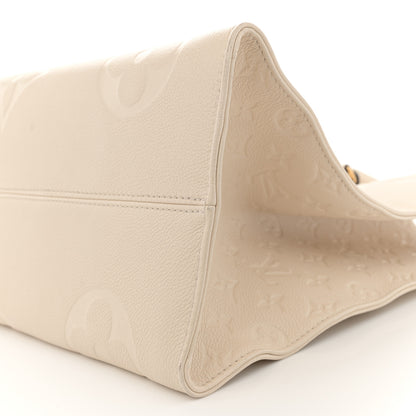 Louis Vuitton Empreinte Monogram Giant Onthego GM Creme 10 of 12