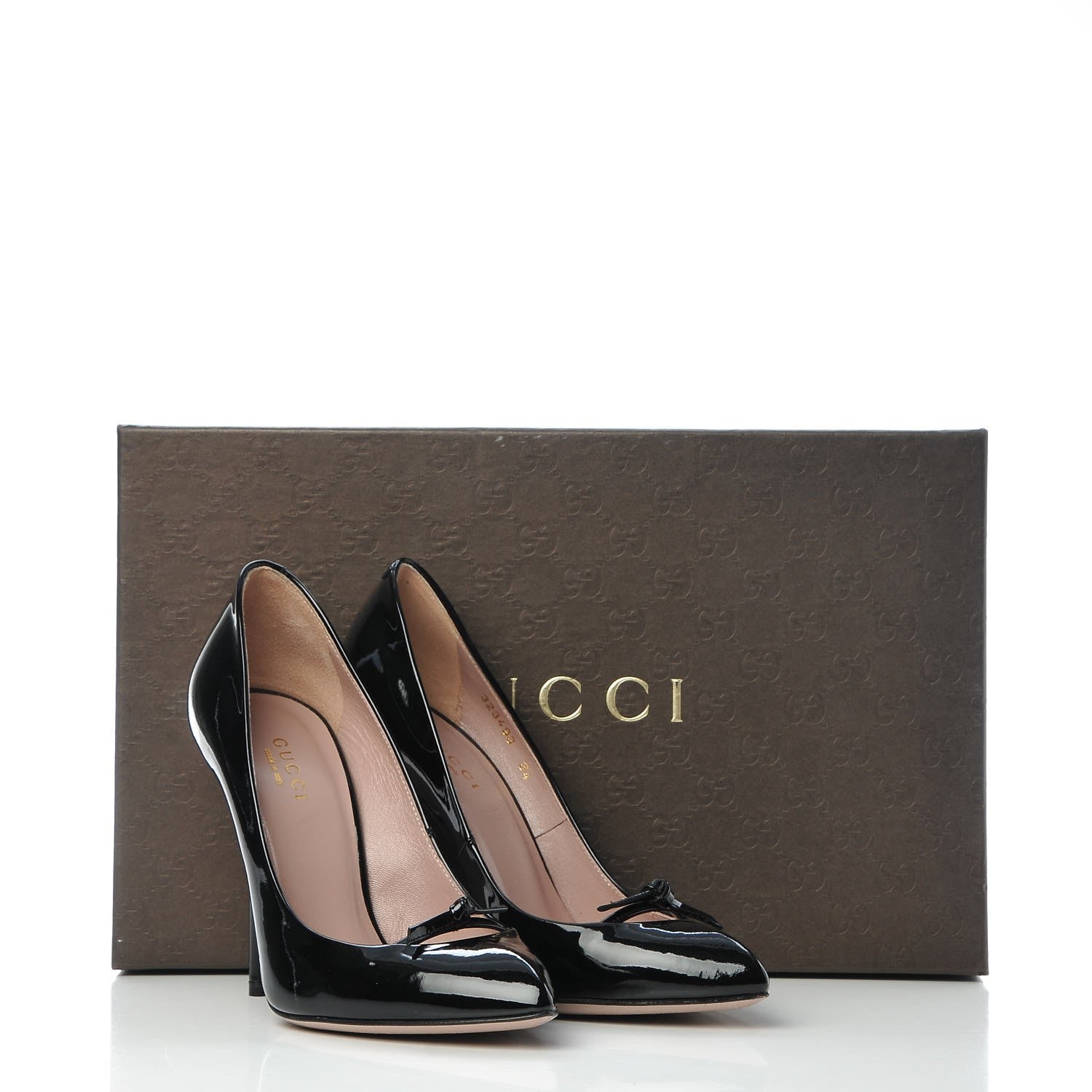 Gucci Vernice Crystal Beverly Pumps 34 Black 14 of 14