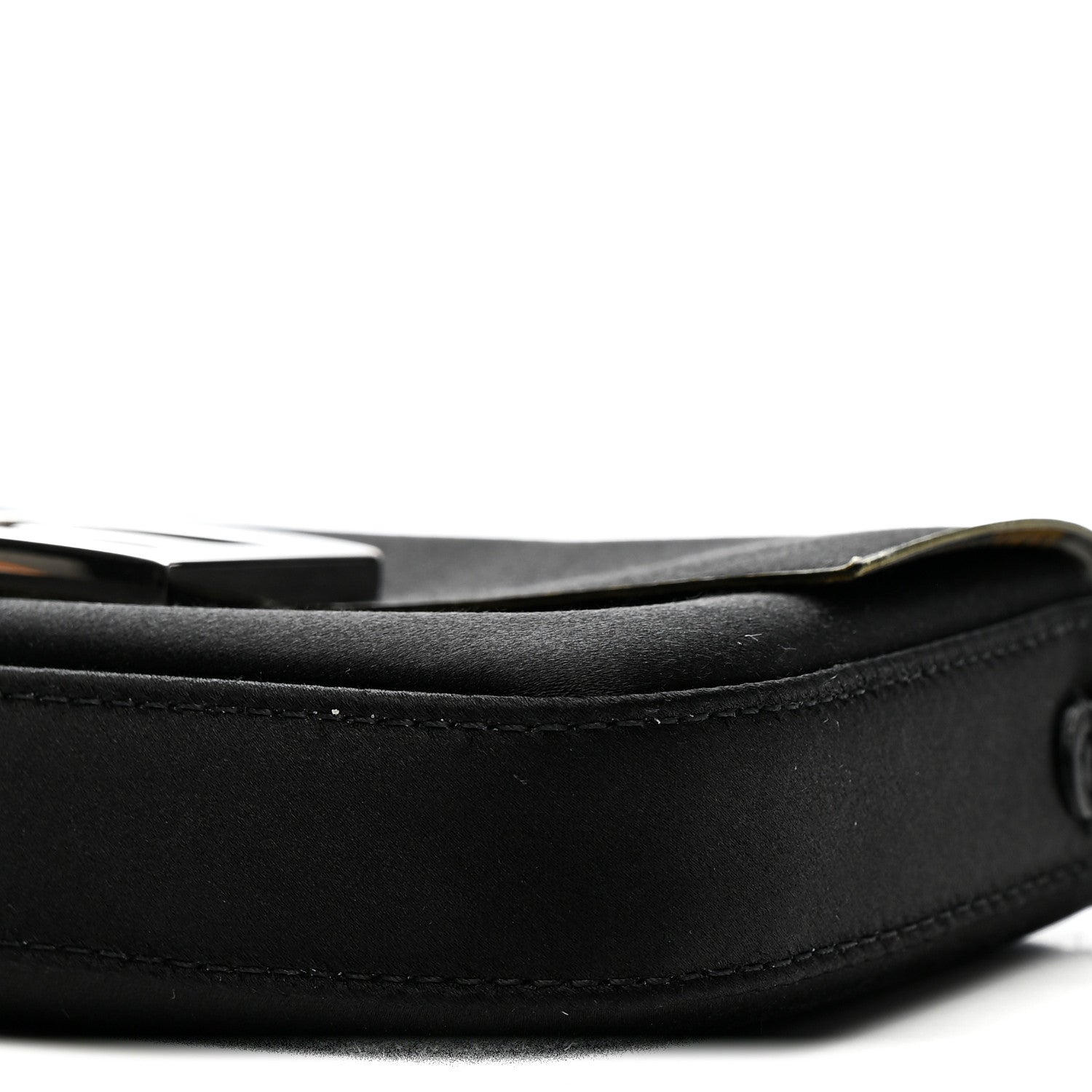 Fendi Silk Satin Phone Baguette Black 10 of 16