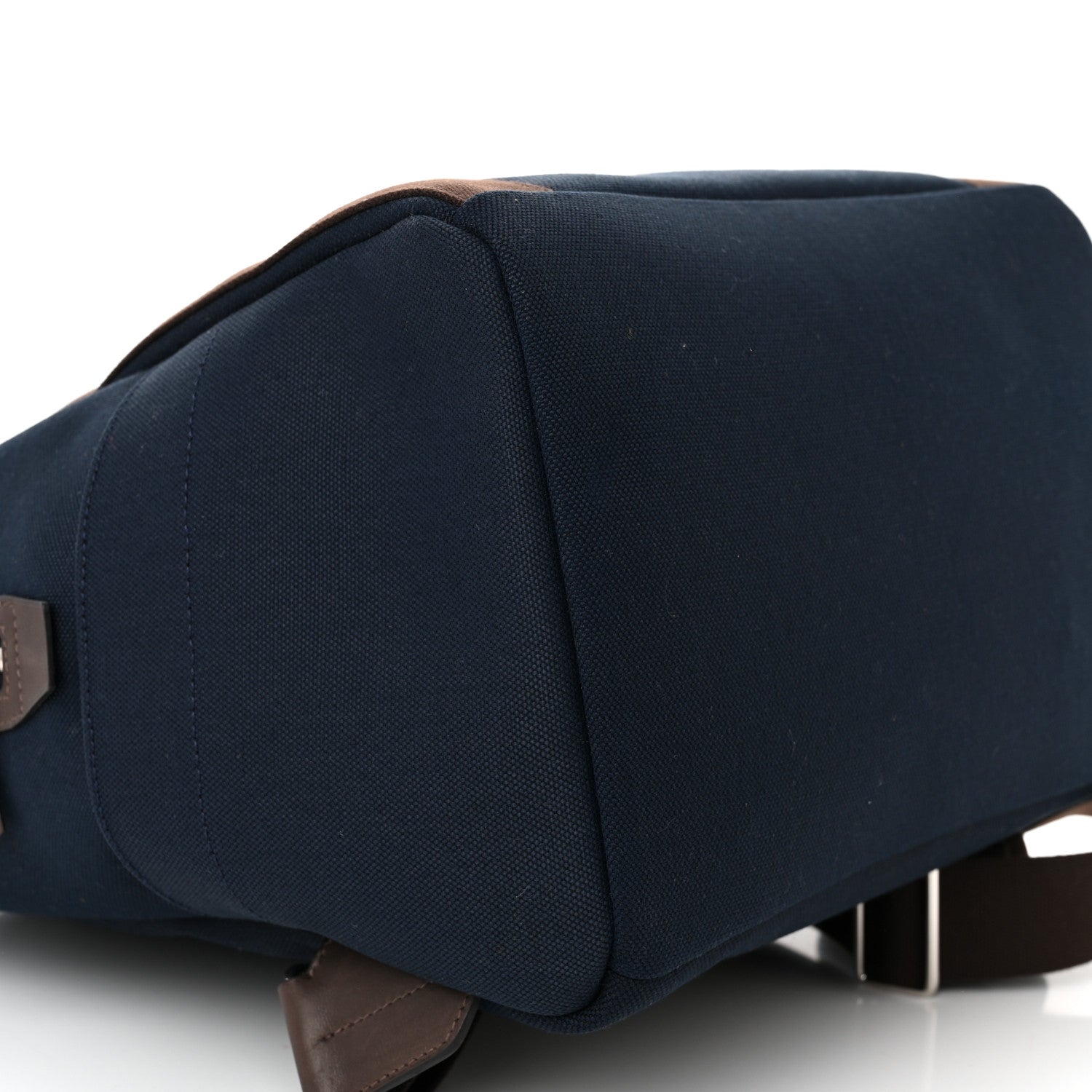 Hermes Toile Groom School Backpack Bleu Navy Feu 8 of 9