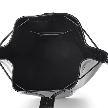 Saint Laurent Smooth Calfskin Medium Talitha Bucket Bag Black 5 of 9
