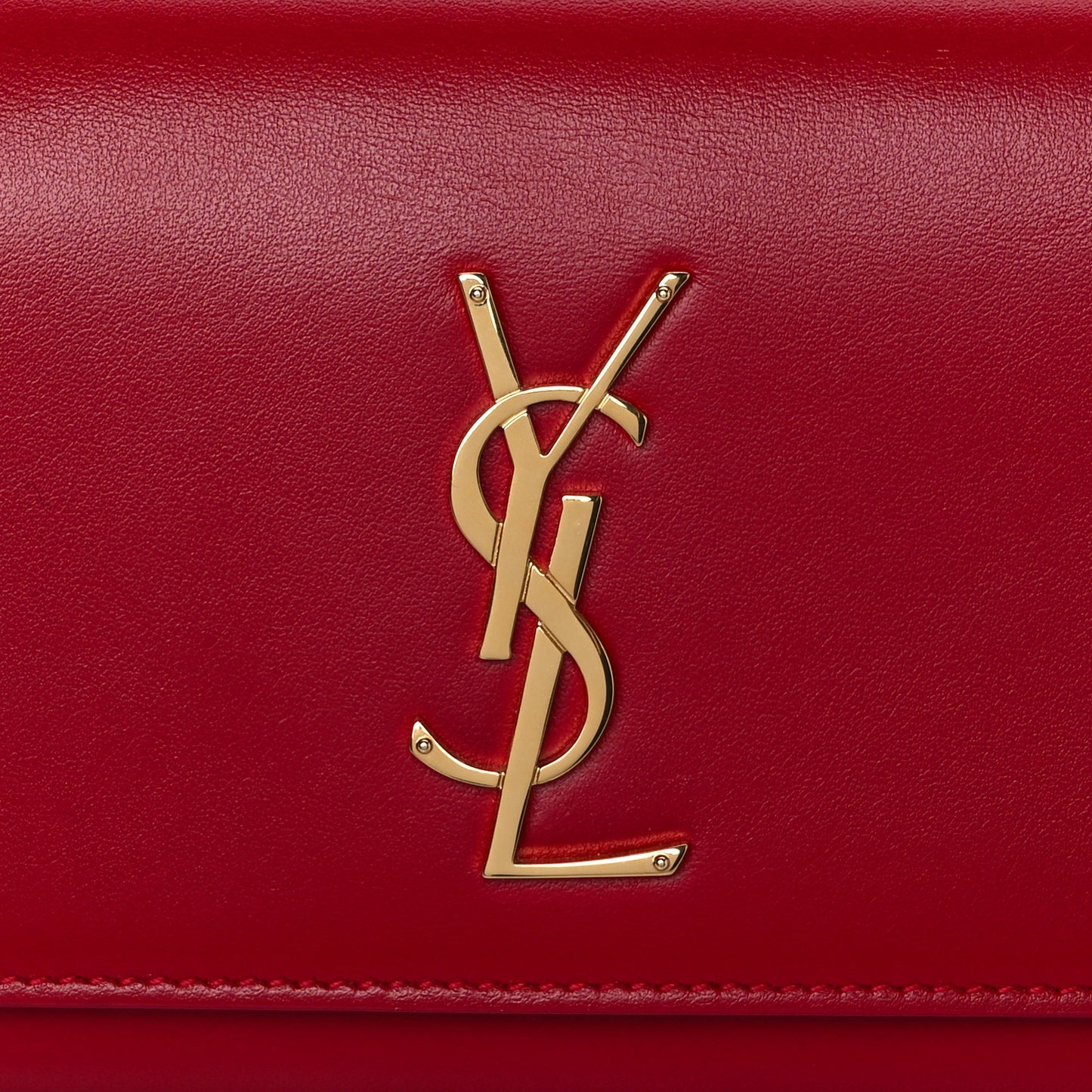 Smooth Calfskin Monogram Kate Belt Bag Red