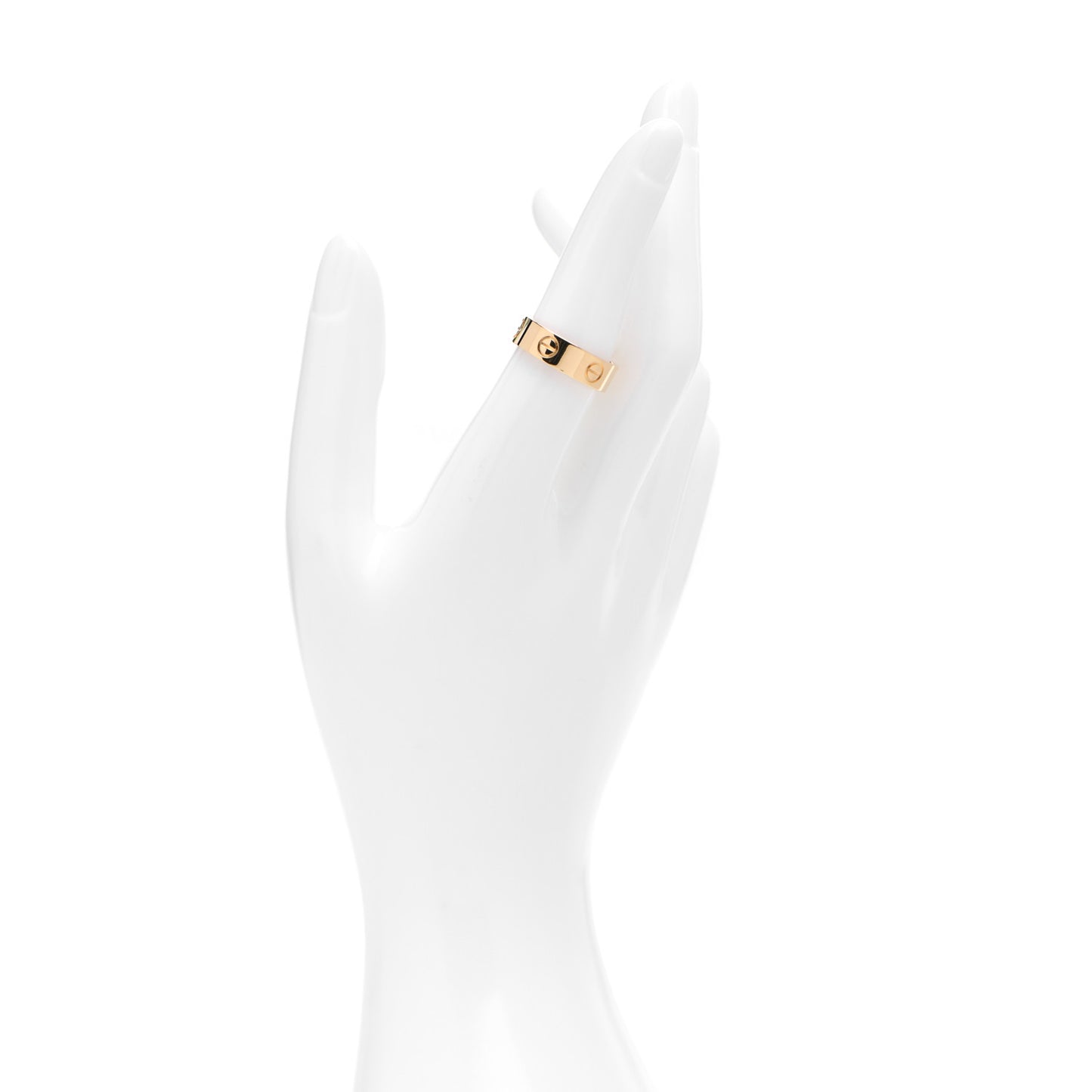 18K Yellow Gold 5.5mm LOVE Ring 53 6.5