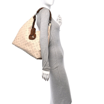 Louis Vuitton Mahina Carmel Hobo Creme 2 of 13