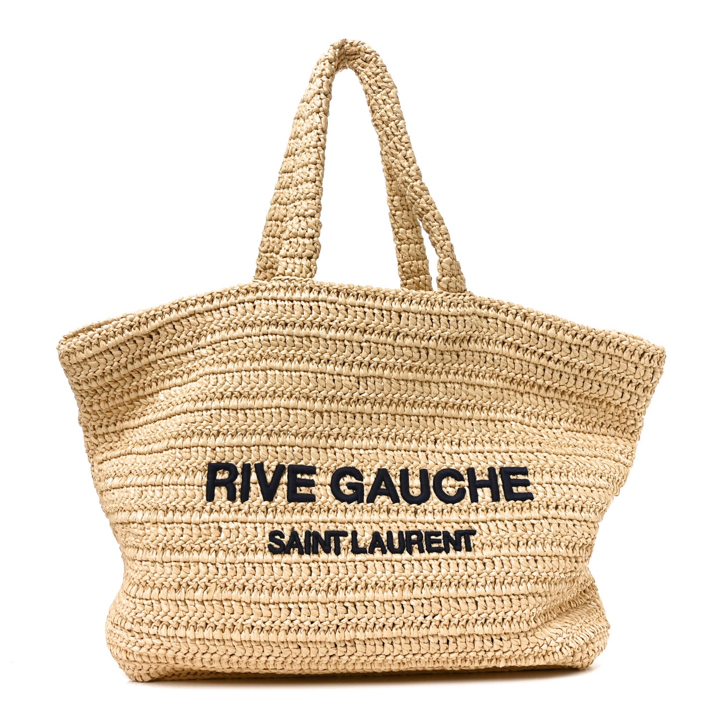 Raffia Rive Gauche Tote Natural