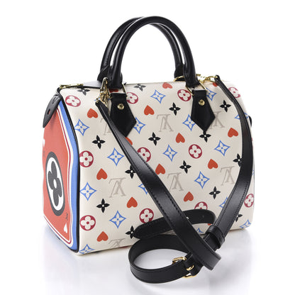 Louis Vuitton Game On Speedy Bandouliere 25 White 4 of 11