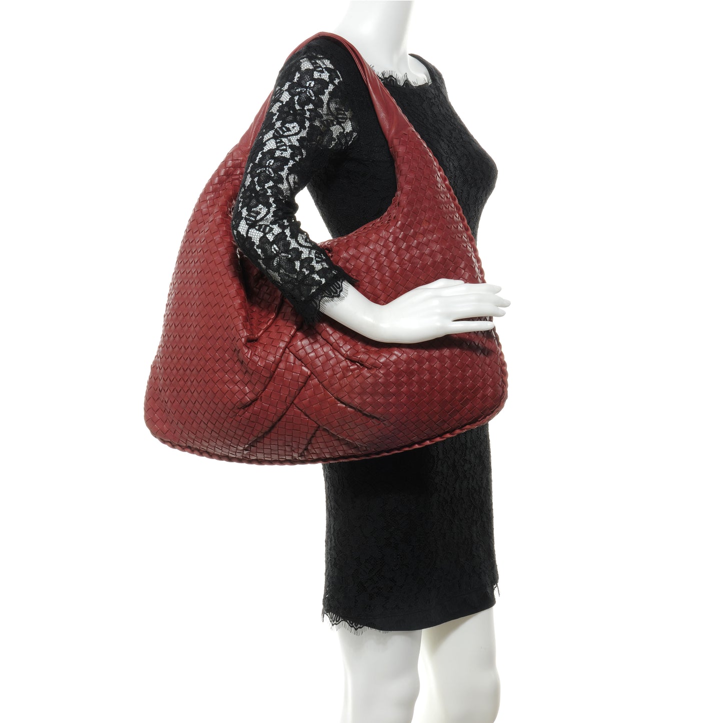 Woven Large Veneta Hobo Eclipse