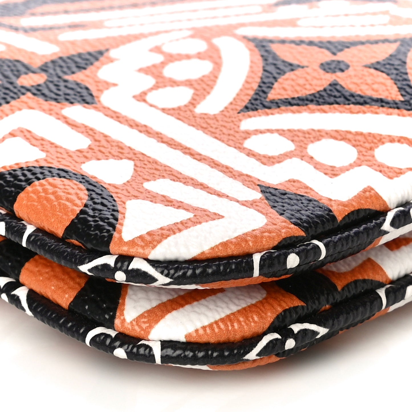 Monogram Giant Crafty Double Zip Pochette Creme Caramel