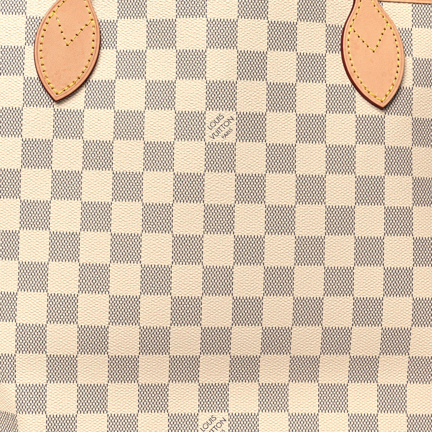 Louis Vuitton Damier Azur Neo Neverfull MM Rose Ballerine 9 of 12