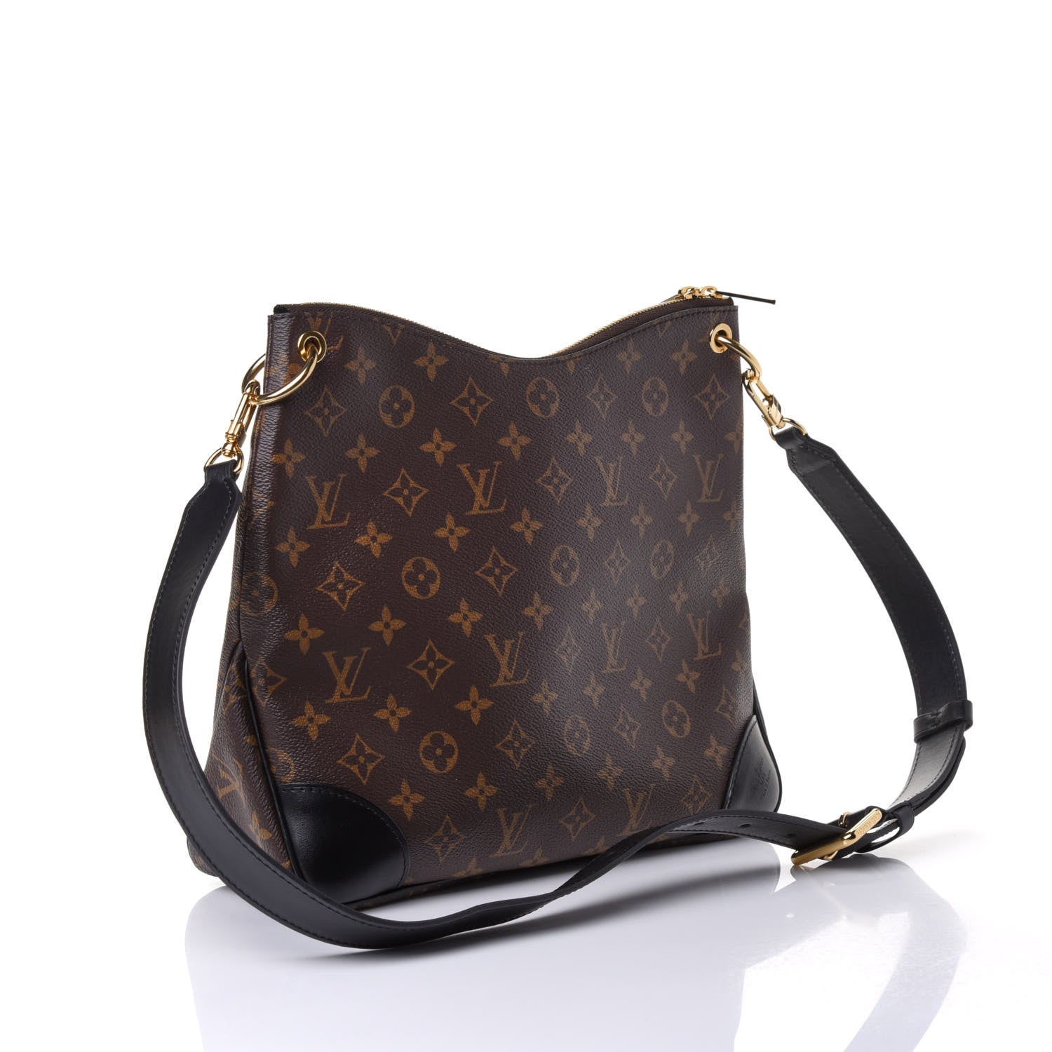 Louis Vuitton Monogram Odeon MM Black 2 of 4