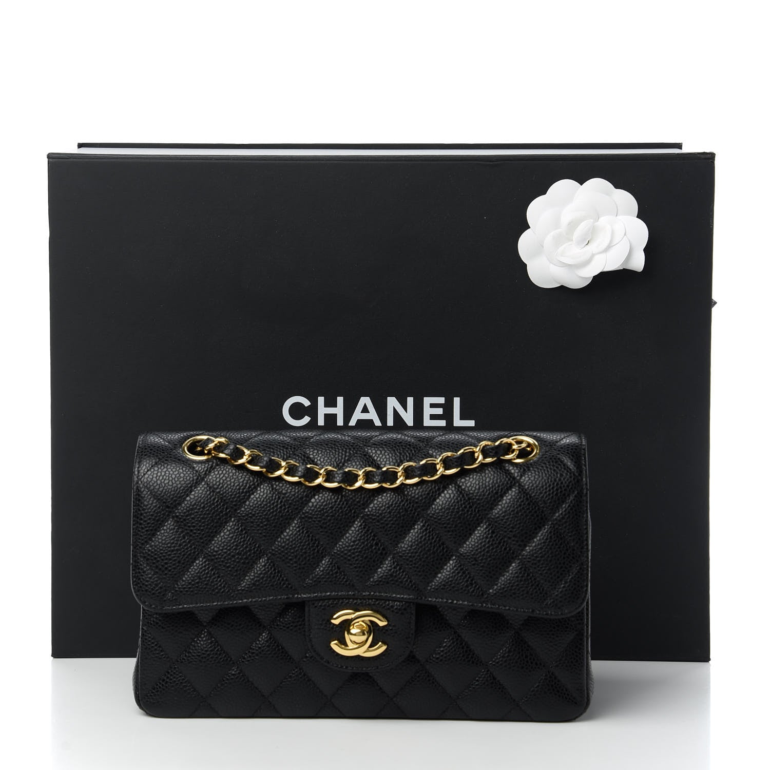 Chanel Caviar Quilted Small Double Flap Black 11 of 11