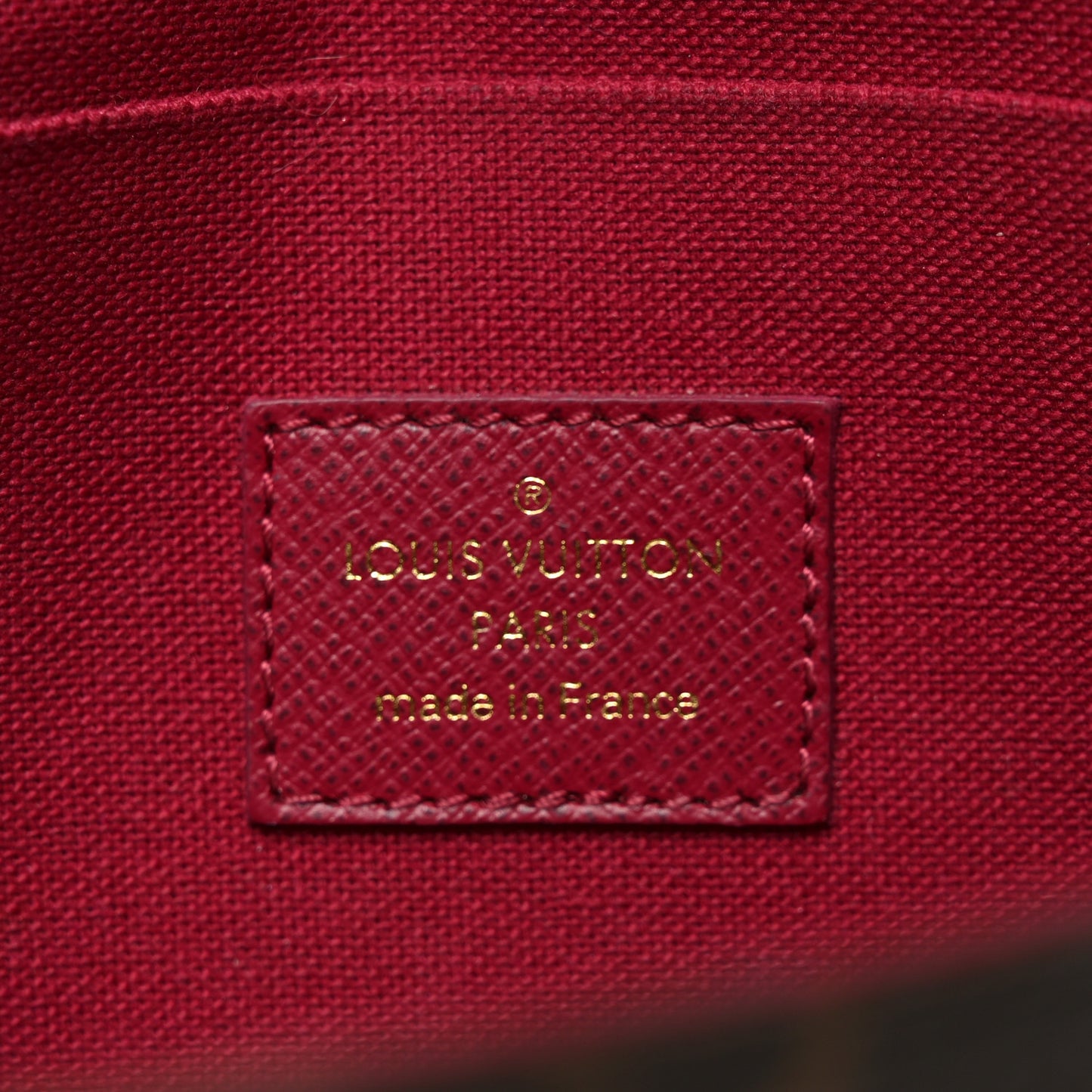 Monogram Pochette Felicie Chain Wallet Fuchsia