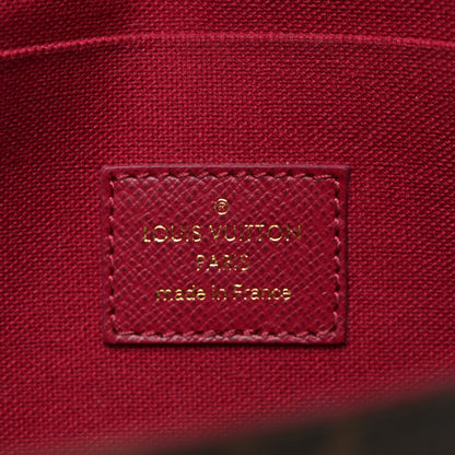 Louis Vuitton Monogram Pochette Felicie Chain Wallet Fuchsia 6 of 8