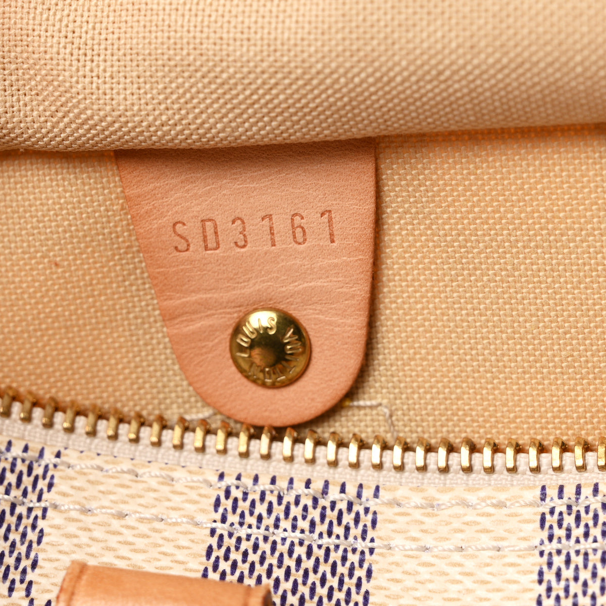 Louis Vuitton Damier Azur Speedy 30 7 of 10