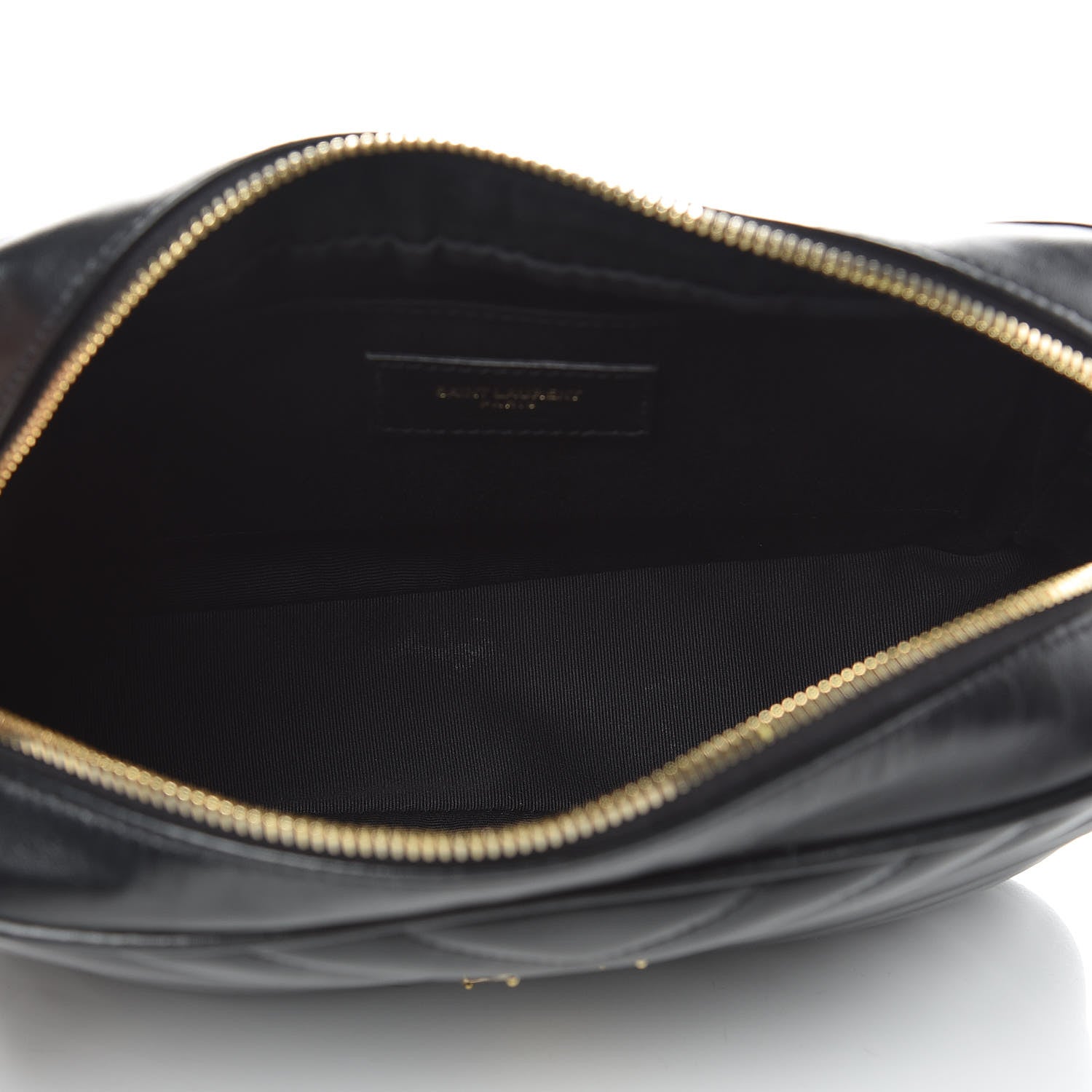 Saint Laurent Calfskin Matelasse Monogram Lou Camera Bag Black 5 of 8