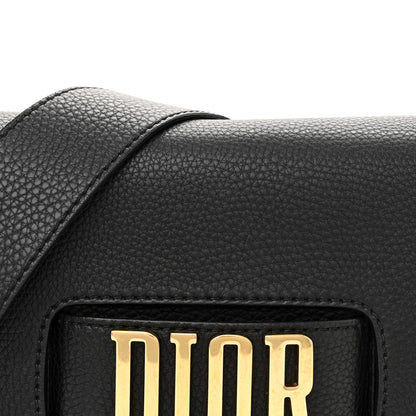 Christian Dior Grained Calfskin Dio(r)evolution Flap Bag Black 8 of 14