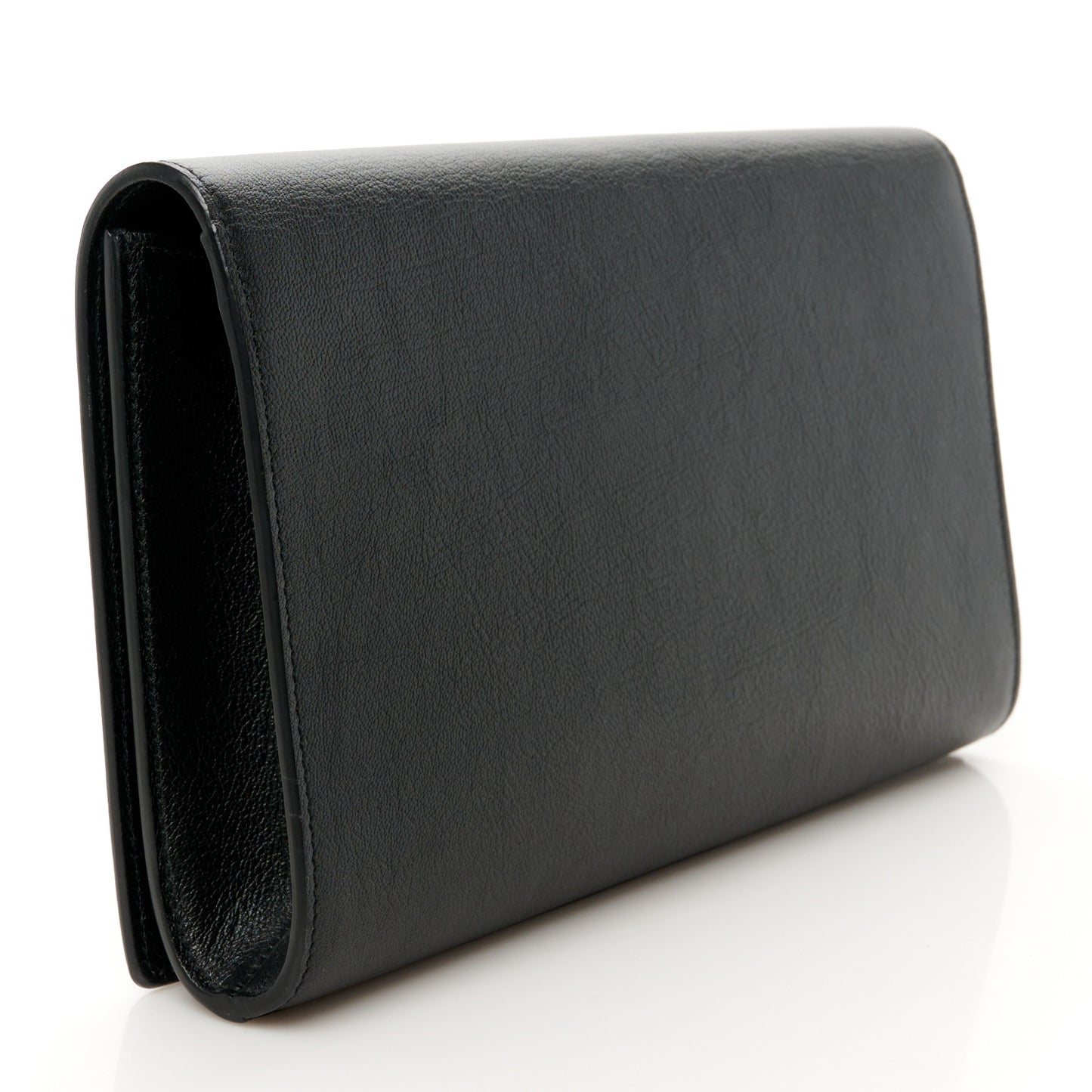 Calfskin Monogram Large Belle De Jour Clutch Black