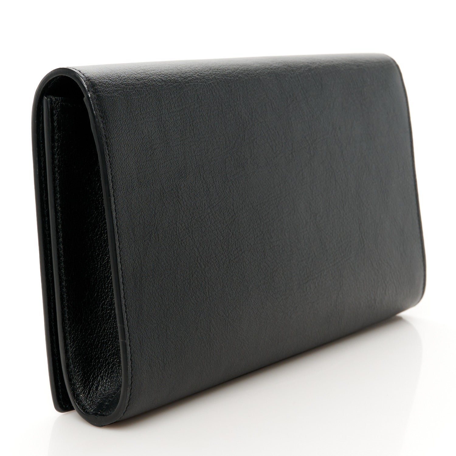 Saint Laurent Calfskin Monogram Large Belle De Jour Clutch Black 3 of 7