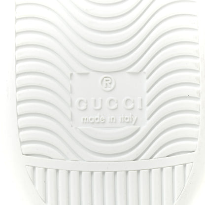 Gucci Calfskin Interlocking G Womens New Ace Sneakers 38.5 White Red Flame Green 6 of 8