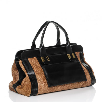 Chloe Calf Hair Large Alice Satchel Biscotti Beige 3 of 6