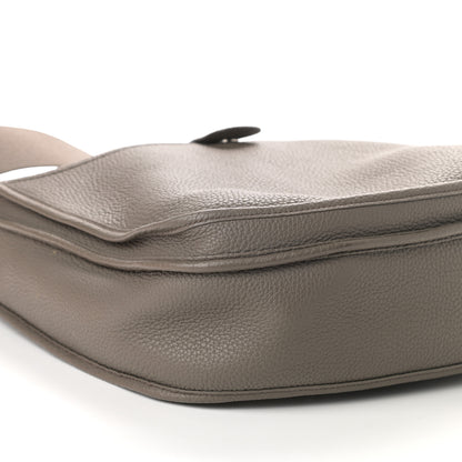 Hermes Taurillon Clemence Evelyne III GM Etain 8 of 10