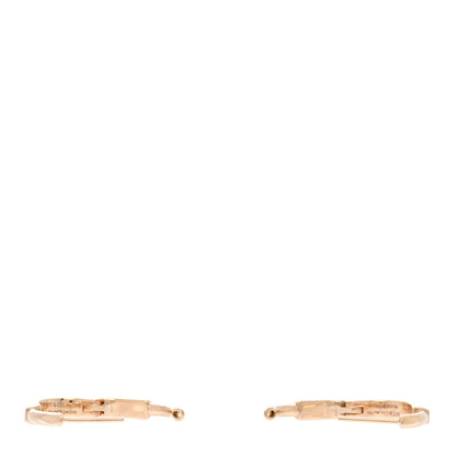 Tiffany 18K Rose Gold Small Lock Earrings 3 of 5