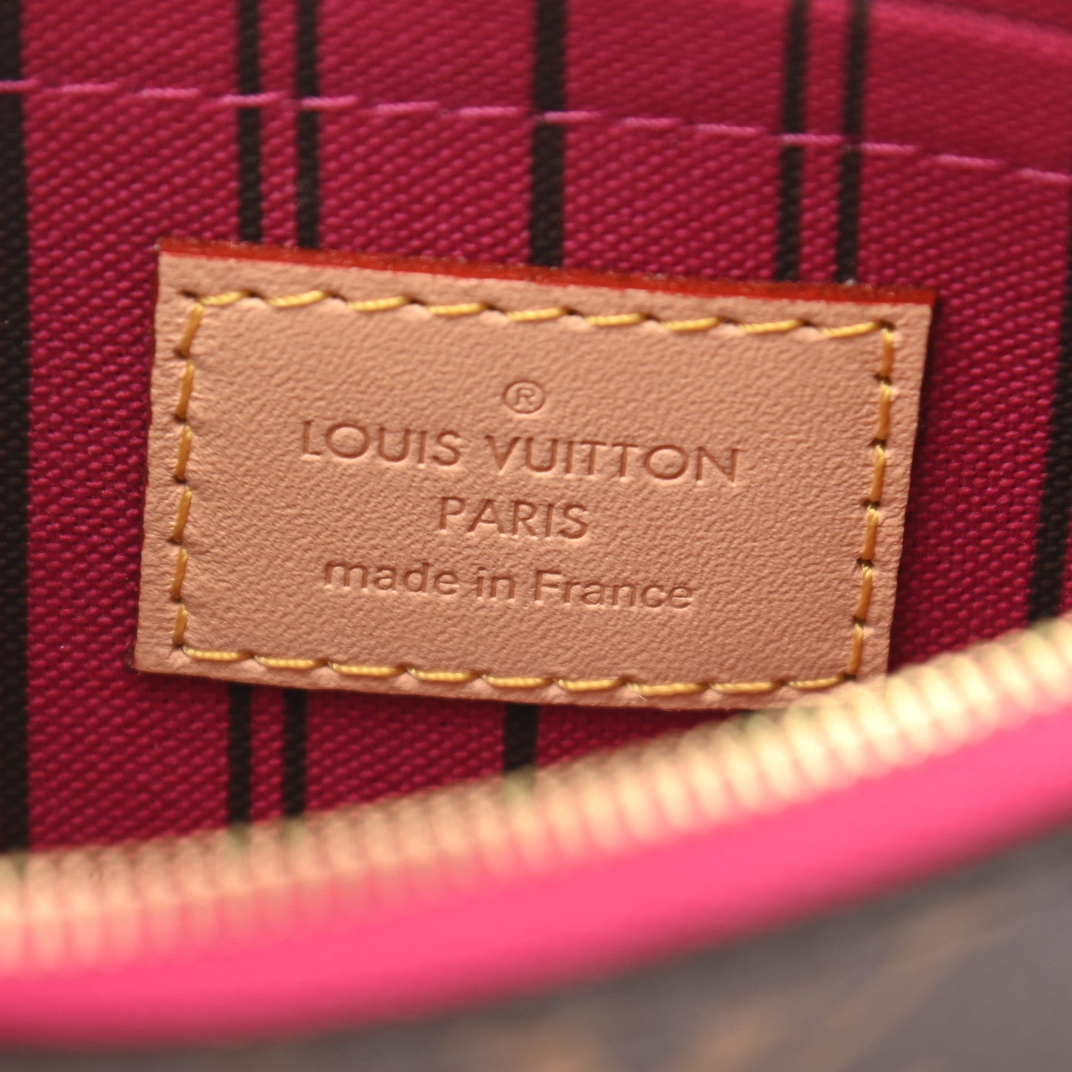 Louis Vuitton Monogram Neverfull PM Pochette Pivoine 6 of 6