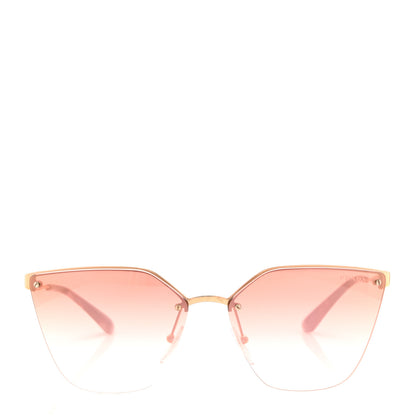 Prada Cinema Cat Eye Sunglasses SPR 68T Pink Gold 2 of 8