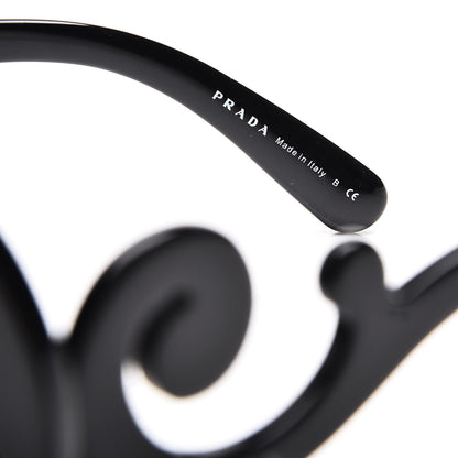 Prada Baroque Sunglasses SPR 13S Black 6 of 7