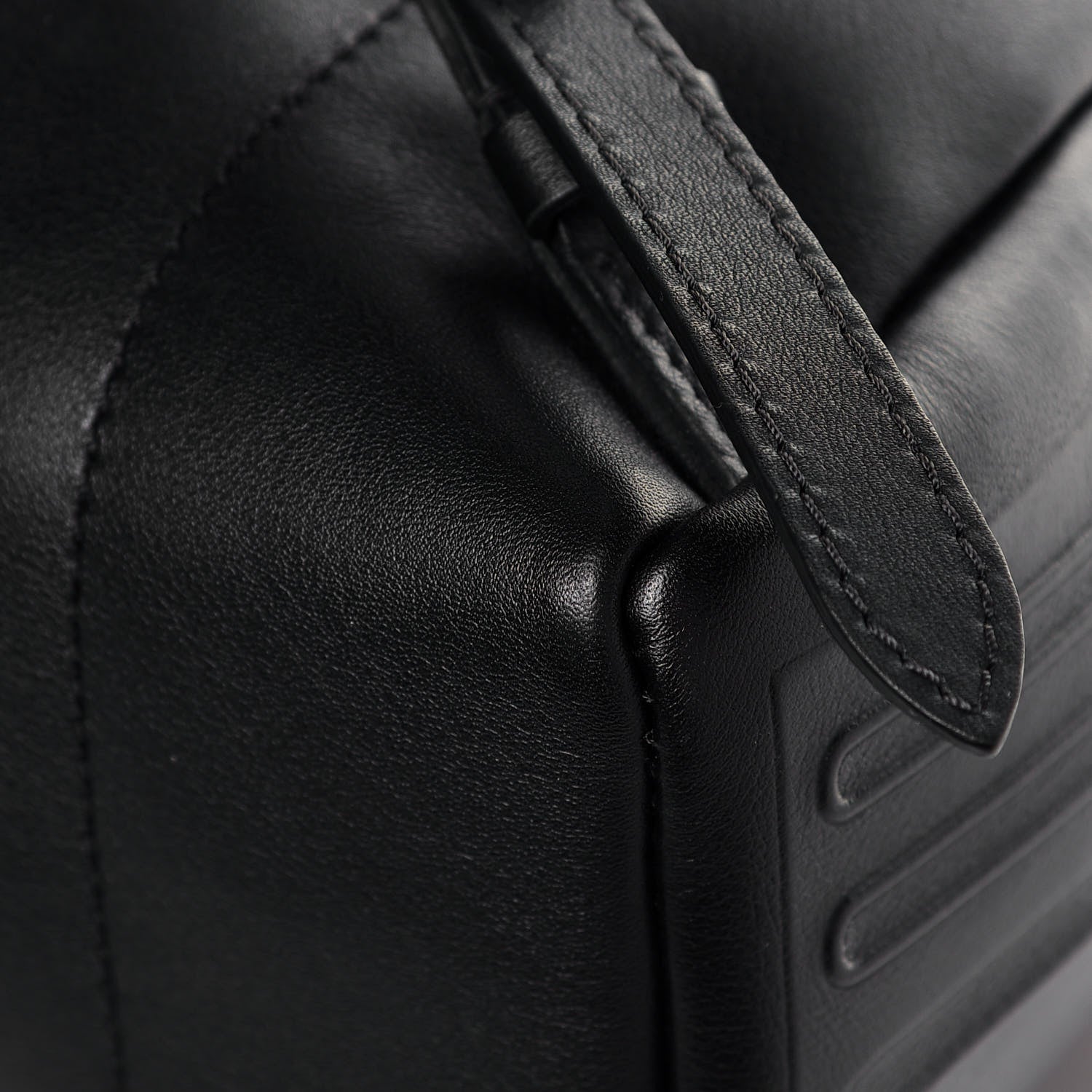 Louis Vuitton Lambskin Spaceship Embossed Palm Springs Backpack PM Black 10 of 11