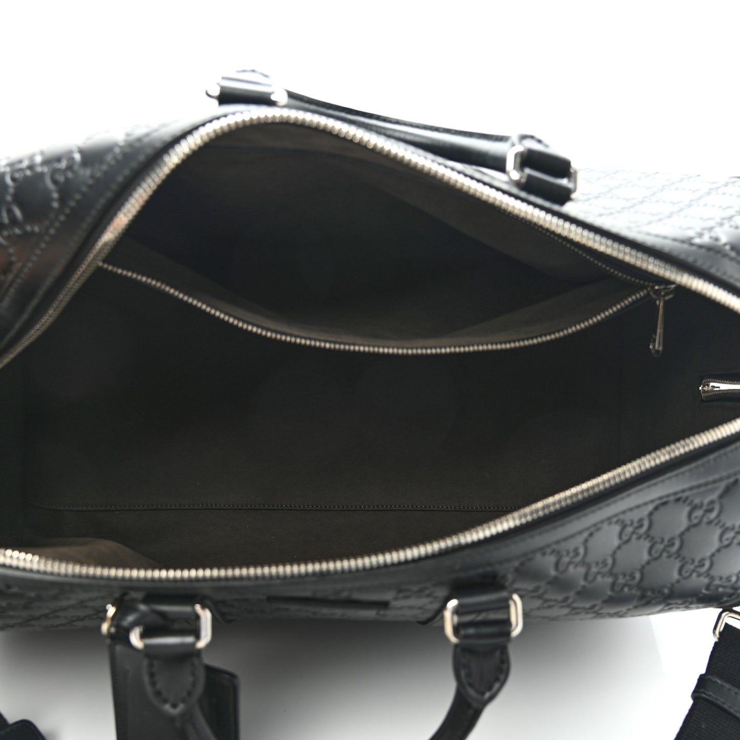Guccissima Signature Medium Duffle Black