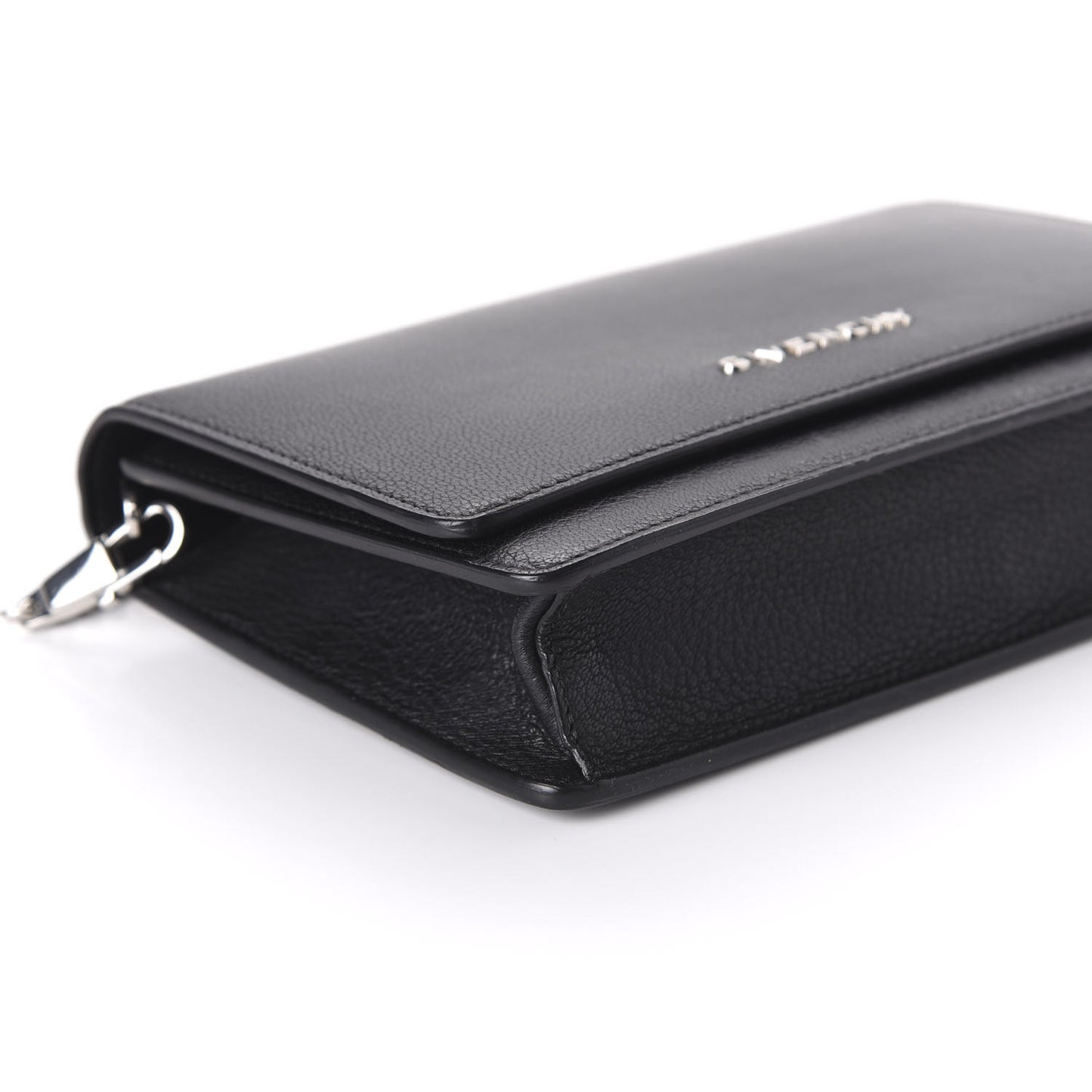 Sugar Goatskin Pandora Chain Wallet Black