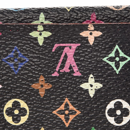 Louis Vuitton Monogram Multicolor Business Card Holder Black Grenade 8 of 10