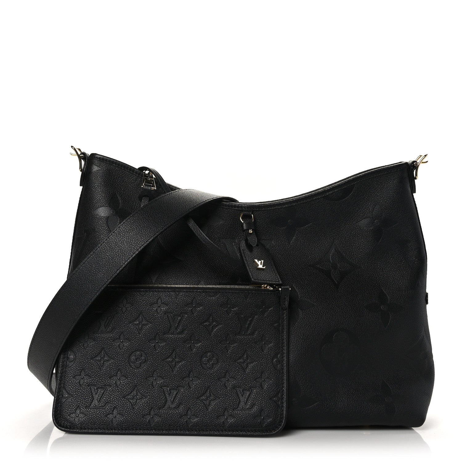 Louis Vuitton Empreinte Monogram Giant CarryAll MM Black 3 of 9