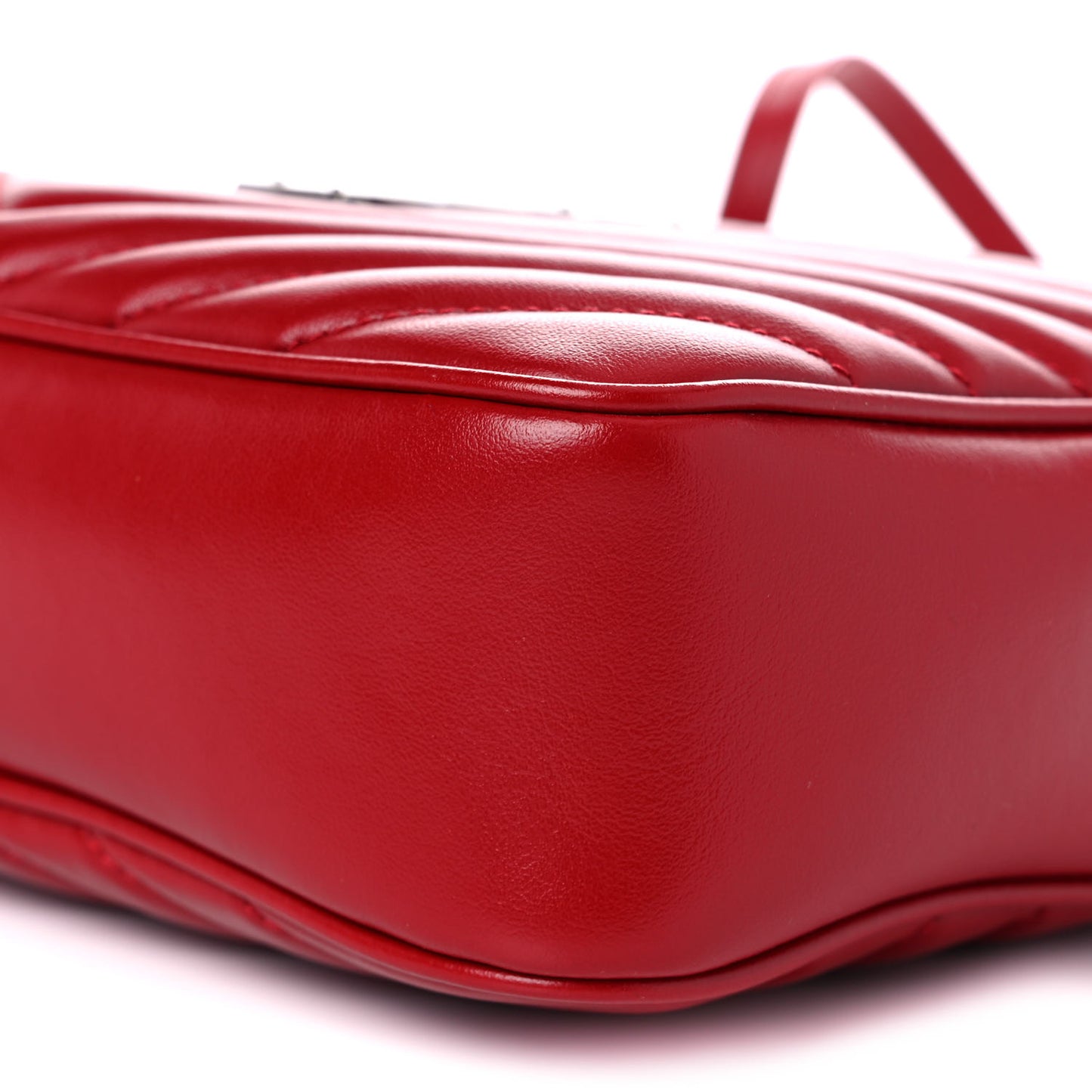 Calfskin Matelasse Monogram Lou Camera Bag Rouge Eros