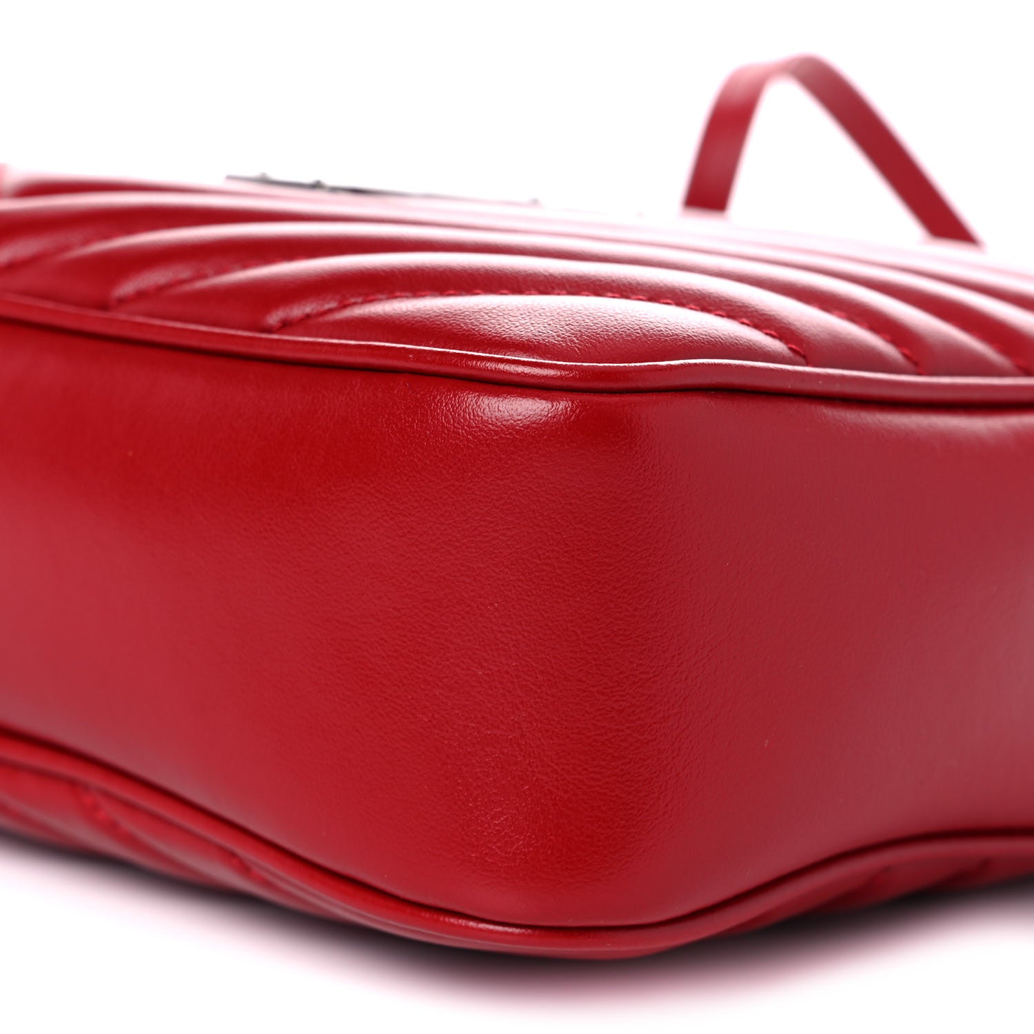 Saint Laurent Calfskin Matelasse Monogram Lou Camera Bag Rouge Eros 9 of 9