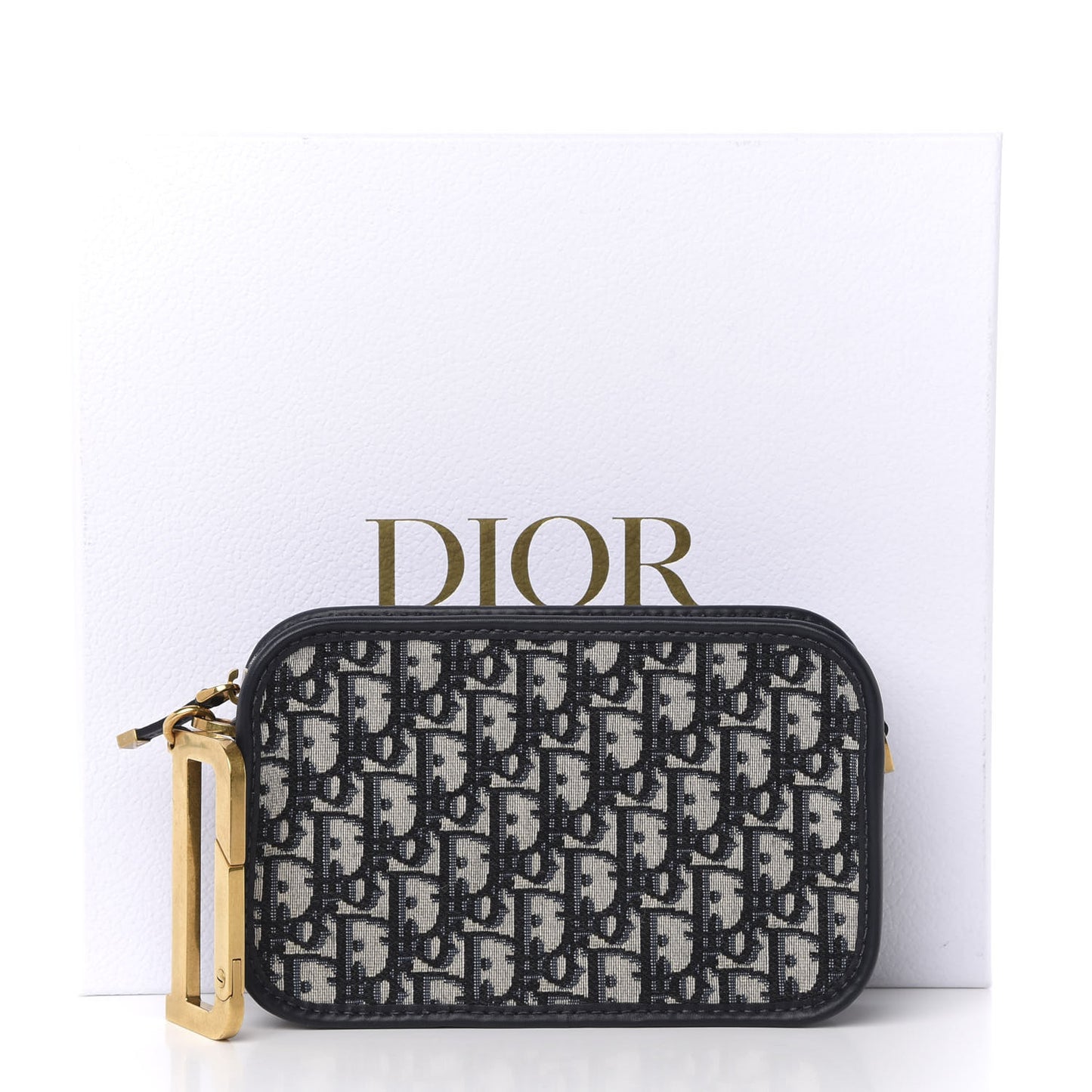 Oblique Diorquake Clutch Blue