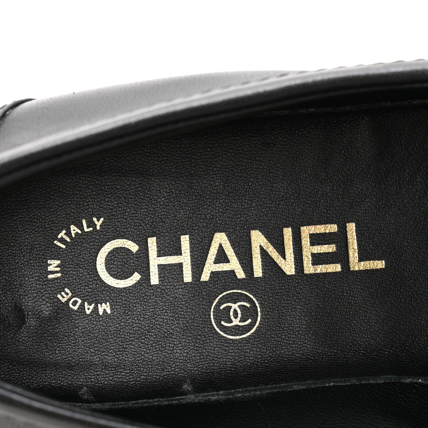 Chanel Lambskin Quilted CC Turnlock Loafers 38 Black 8 of 11