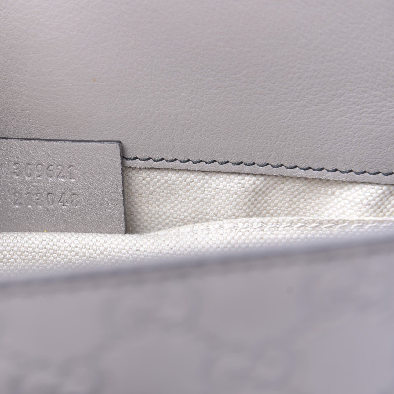 Gucci Guccissima Small Emily Chain Shoulder Bag Storm Grey 7 of 13