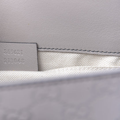 Gucci Guccissima Small Emily Chain Shoulder Bag Storm Grey 7 of 13
