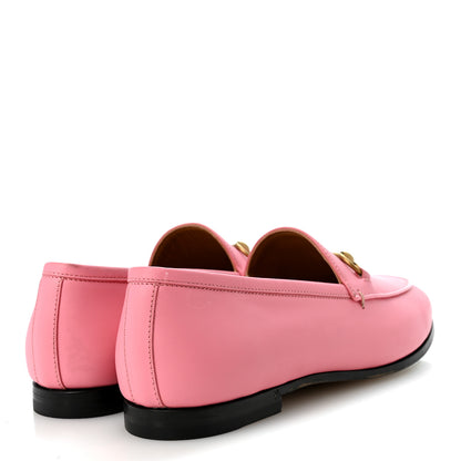 Gucci Betis Glamour Calfskin Womens Jordaan Loafers 36.5 Butterfly Pink 5 of 9