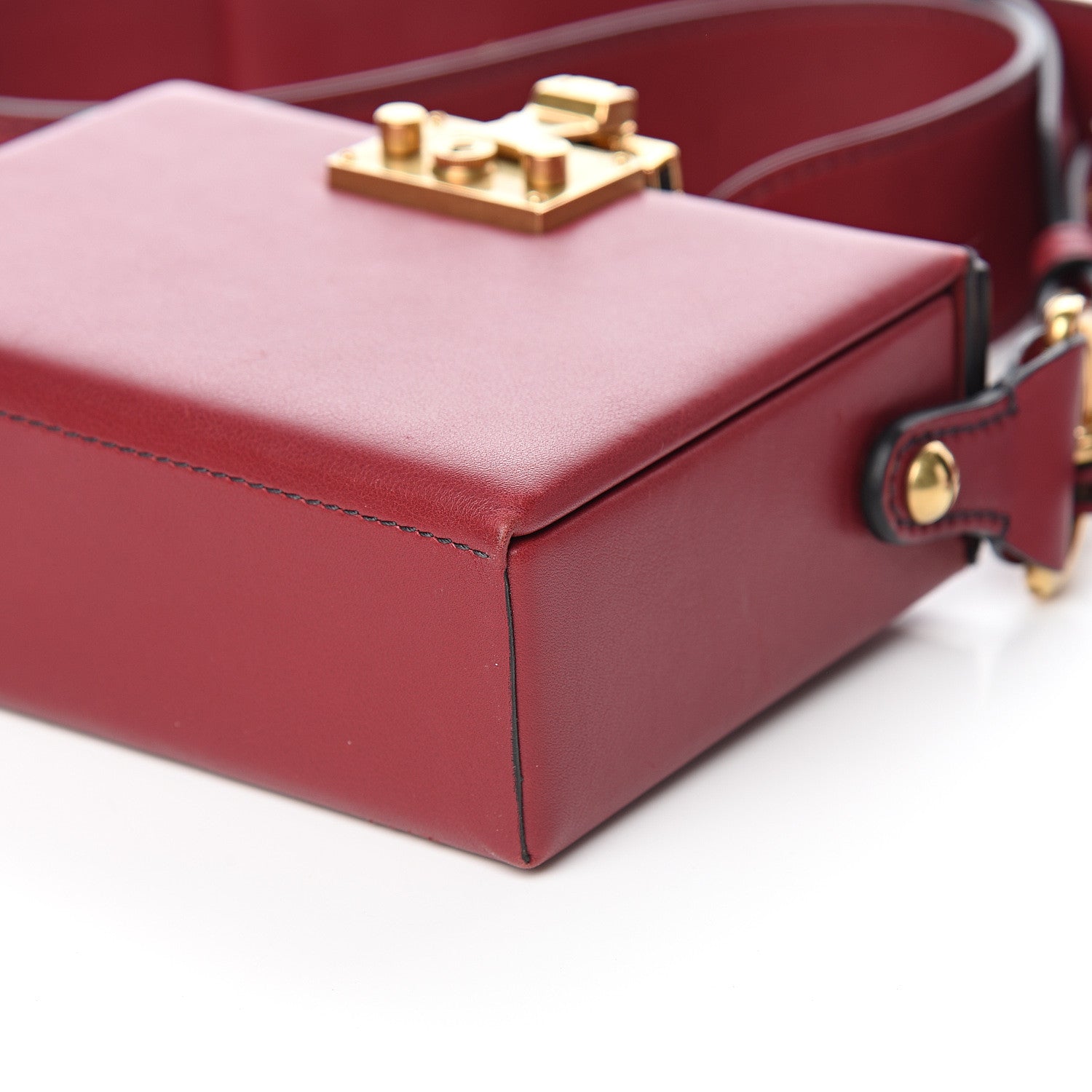 Christian Dior Lambskin Dioraddict Lockbox Red 10 of 12