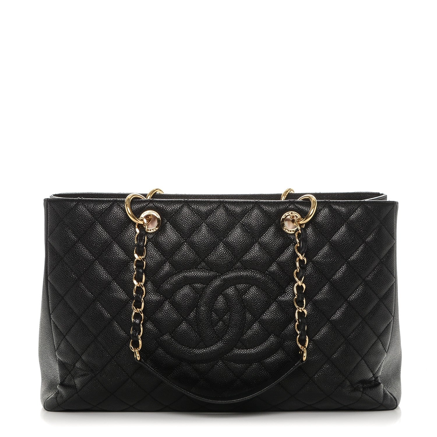 Chanel Caviar Quilted XL Grand Shopping Tote GST Black 1 of 6