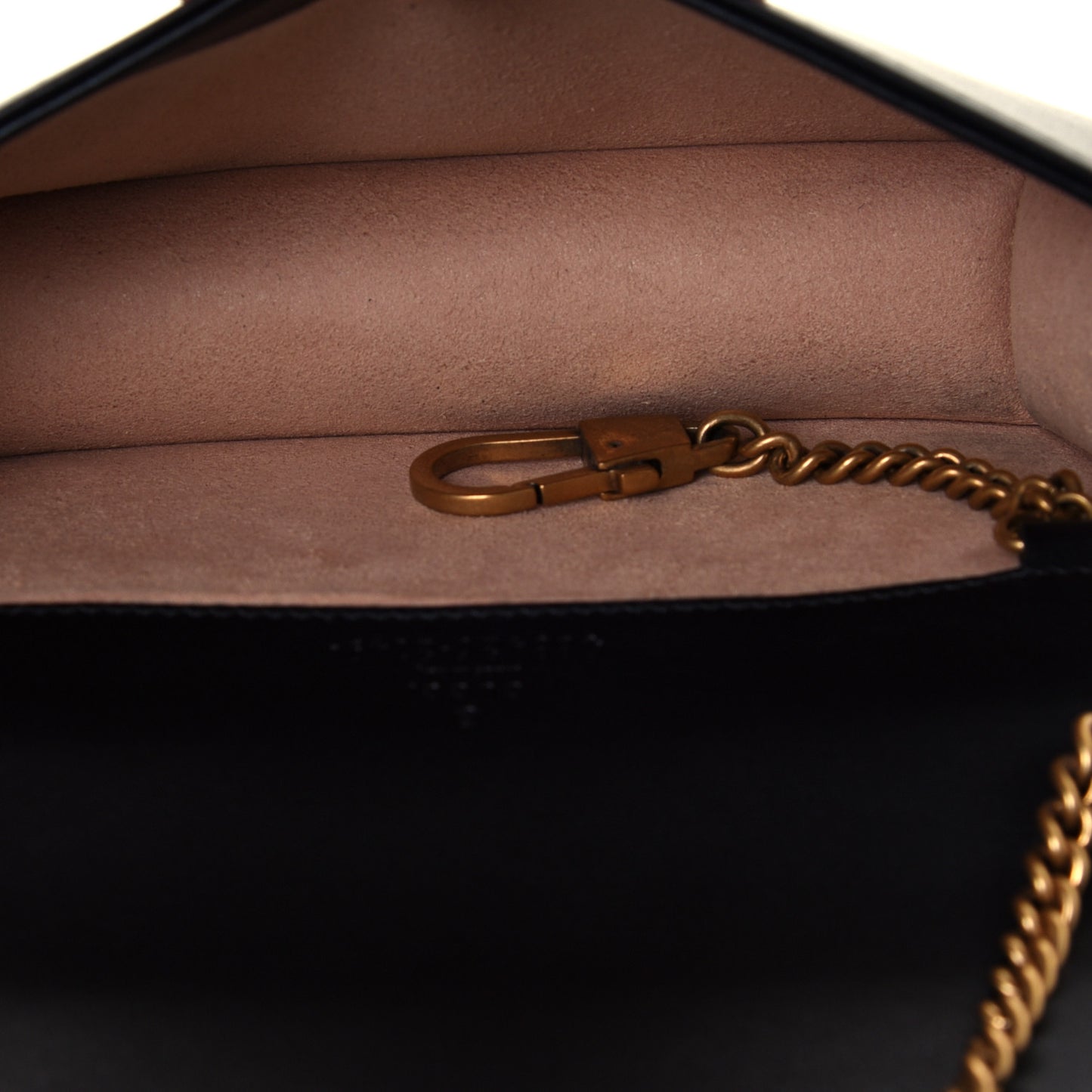 Calfskin Matelasse GG Marmont Mini Bag Black
