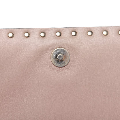 Valentino Garavani Nappa Rockstud Wristlet Clutch Fuxia Fluo 12 of 12