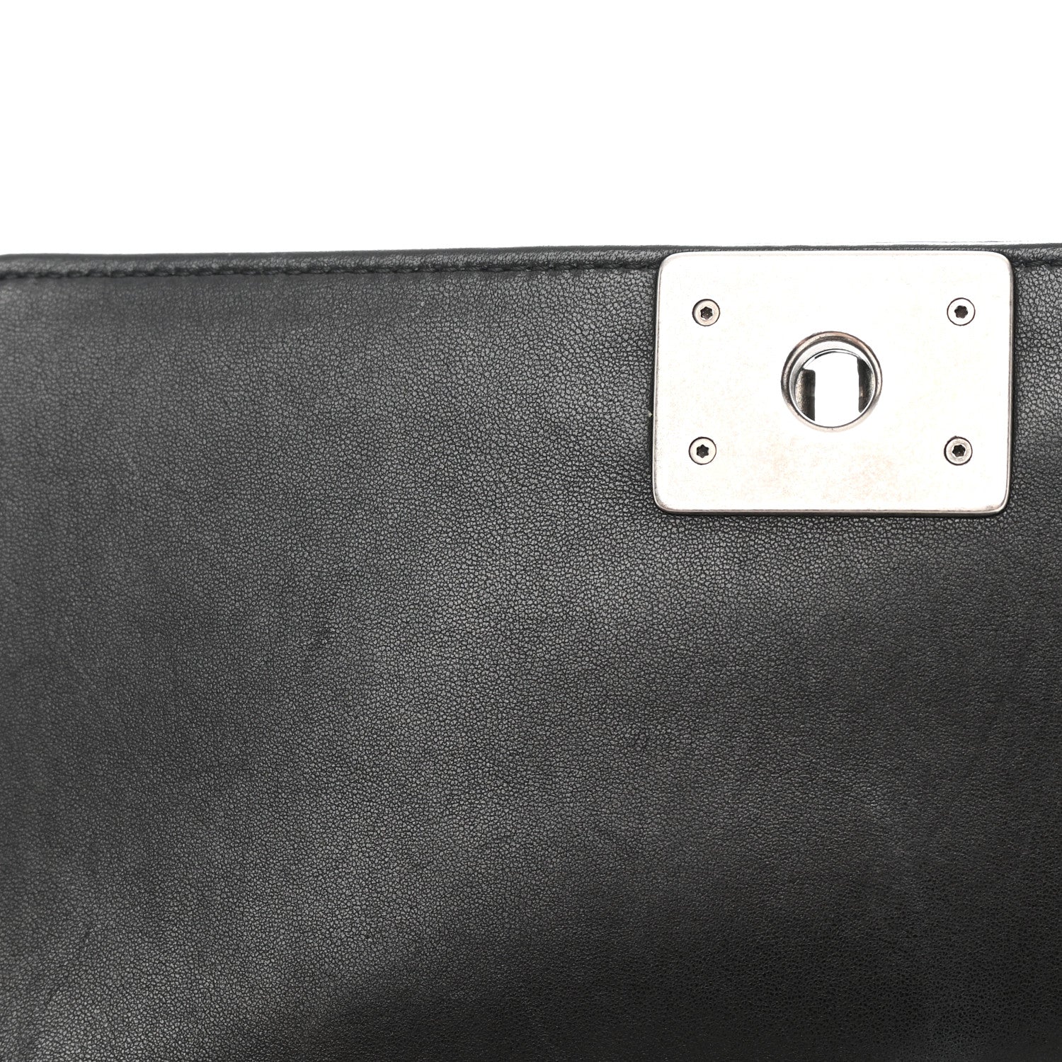 Chanel Lambskin Quilted Medium Boy Flap Black 12 of 16
