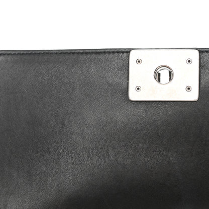 Chanel Lambskin Quilted Medium Boy Flap Black 12 of 16