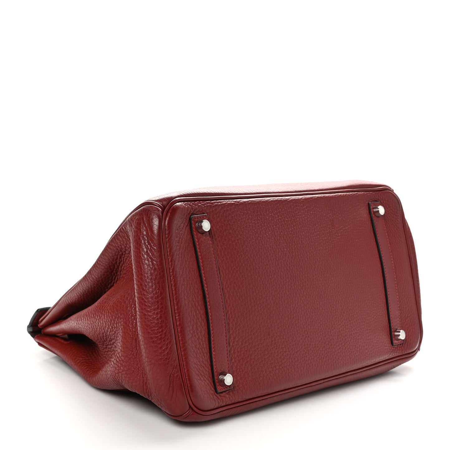 Taurillon Clemence Birkin 35 Rouge Garance