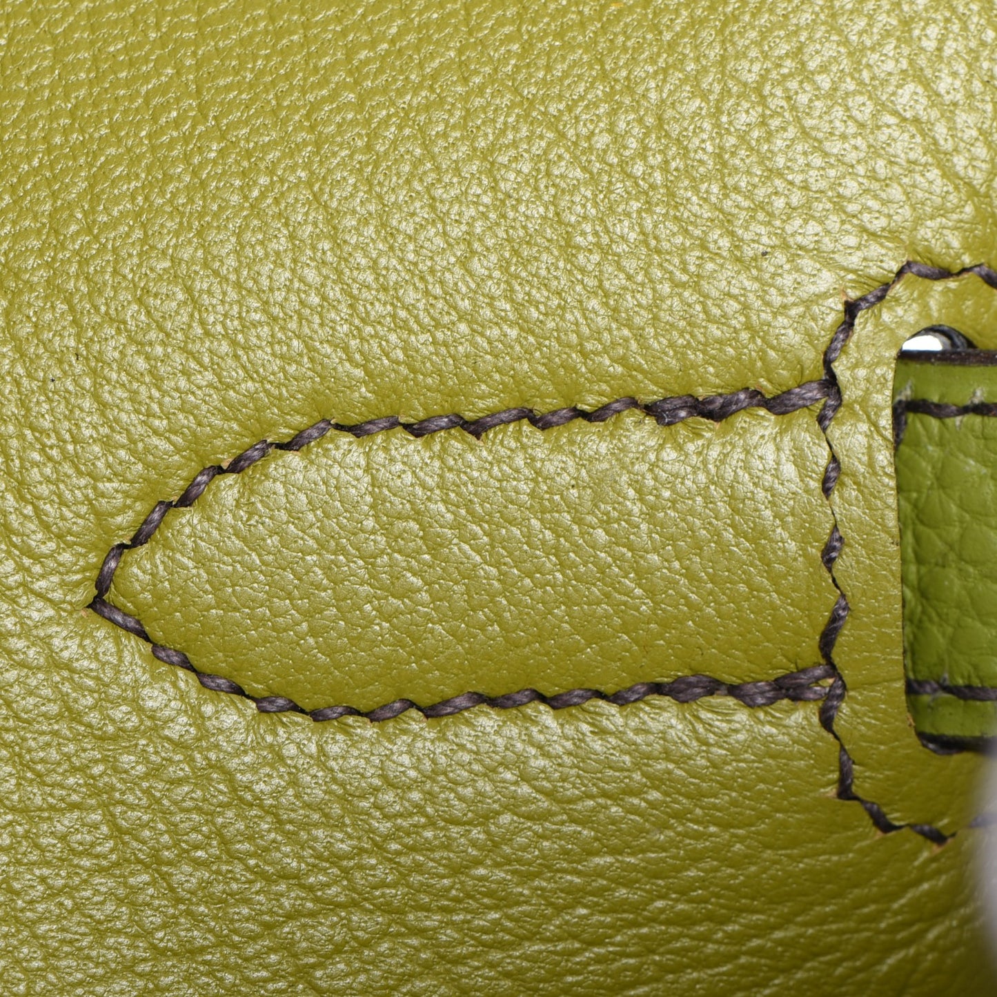 Togo Birkin 35 Vert Anis