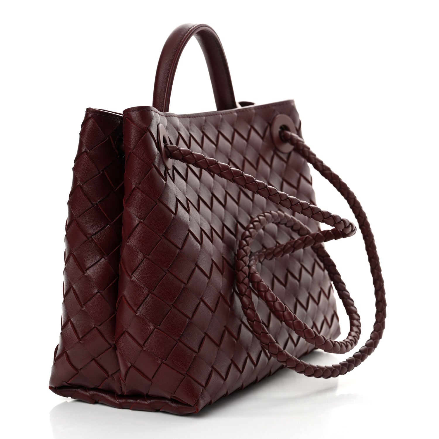 Bottega Veneta Nappa Intrecciato Small Andiamo Shoulder Bag Barolo 3 of 10